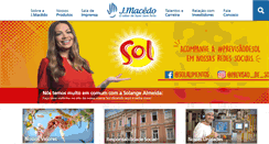 Desktop Screenshot of jmacedo.com.br